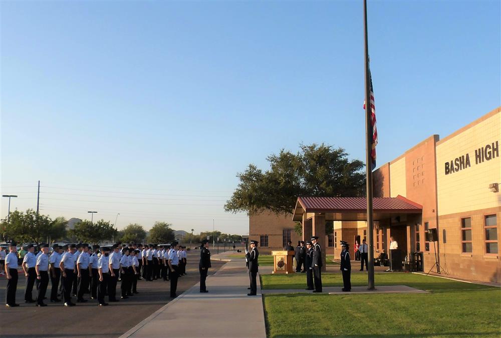 Basha High Flag Raising